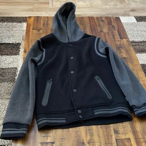 Ring of Fire boys L jacket (gray and black)